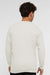 LAT 6925 Mens Elevated Fleece Crewneck Sweatshirt Heather Natural Model Back