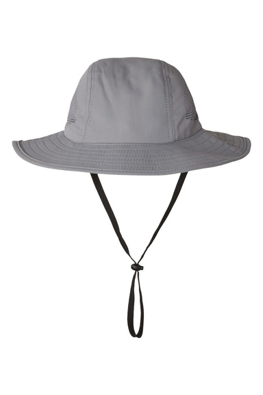Dri Duck 3702 Mens Packable Boonie Hat Fog Grey Flat Front
