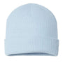 Atlantis Hats Unisex Sustainable Rib Cuffed Beanie - Light Blue