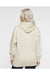 LAT 6926 Mens Elevated Fleece Basic Hooded Sweatshirt Hoodie Heather Natural Model Back