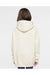 LAT 2296 Youth Fleece Hooded Sweatshirt Hoodie Heather Natural Model Back