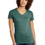 Allmade Womens Short Sleeve V-Neck T-Shirt - Deep Sea Green