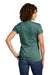 Allmade AL2018 Womens Short Sleeve V-Neck T-Shirt Deep Sea Green Model Back