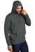 Nike CJ1611 Mens Club Fleece Hooded Sweatshirt Hoodie Anthracite Grey Model 3Q