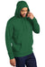 Nike CJ1611 Mens Club Fleece Hooded Sweatshirt Hoodie w/ Pouch Pocket Dark Green Model 3Q