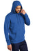 Nike CJ1611 Mens Club Fleece Hooded Sweatshirt Hoodie w/ Pouch Pocket Royal Blue Model 3Q