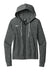 Nike CN9402 Womens Gym Vintage Full Zip Hooded Sweatshirt Hoodie Team Anthracite Grey Flat Front