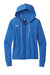 Nike CN9402 Womens Gym Vintage Full Zip Hooded Sweatshirt Hoodie w/ Pockets Team Royal Blue Flat Front