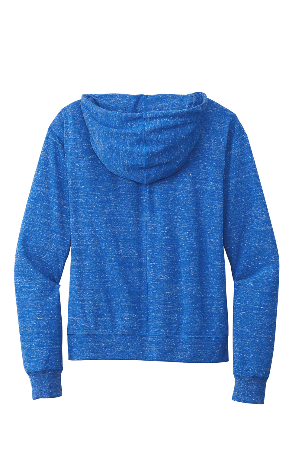 Nike CN9402 Womens Gym Vintage Full Zip Hooded Sweatshirt Hoodie Team Royal Blue Flat Back