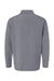 Augusta Sportswear 6863 Mens Eco Revive Micro Lite Fleece 1/4 Zip Sweatshirt Graphite Grey Flat Back
