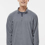 Augusta Sportswear Mens Eco Revive Micro Lite Fleece 1/4 Zip Sweatshirt - Graphite Grey - NEW