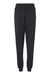 Augusta Sportswear 6868 Mens Eco Revive 3 Season Fleece Jogger Sweatpants w/ Pockets Black Flat Back