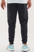 Augusta Sportswear 6868 Mens Eco Revive 3 Season Fleece Jogger Sweatpants w/ Pockets Black Model Back