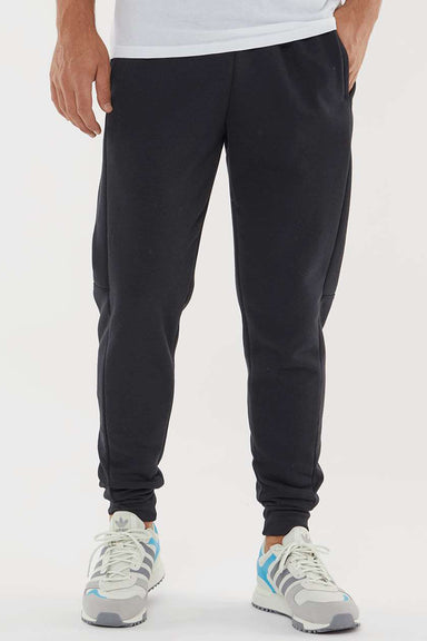 Augusta Sportswear 6868 Mens Eco Revive 3 Season Fleece Jogger Sweatpants w/ Pockets Black Model Front