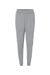 Augusta Sportswear 6868 Mens Eco Revive 3 Season Fleece Jogger Sweatpants w/ Pockets Heather Grey Flat Front