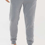 Augusta Sportswear Mens Eco Revive 3 Season Fleece Jogger Sweatpants w/ Pockets - Heather Grey - NEW