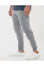 Augusta Sportswear 6868 Mens Eco Revive 3 Season Fleece Jogger Sweatpants w/ Pockets Heather Grey Model Side
