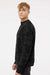 Independent Trading Company SS3000 Mens Crewneck Sweatshirt Black Camo Model Side