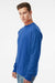 Independent Trading Company SS3000 Mens Crewneck Sweatshirt Royal Blue Model Side
