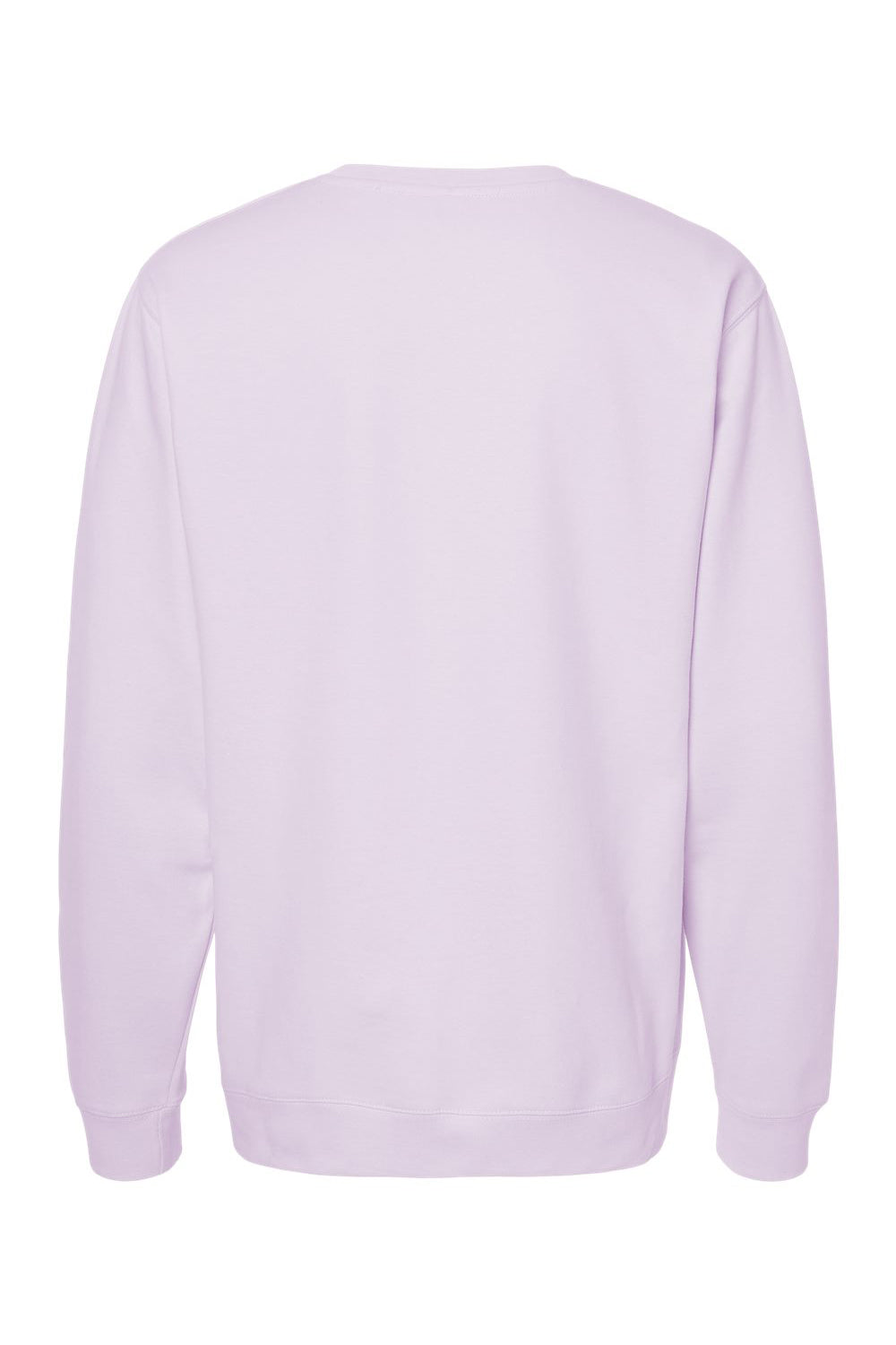 Independent Trading Co. SS3000 Mens Crewneck Sweatshirt Lavender Purple Flat Back