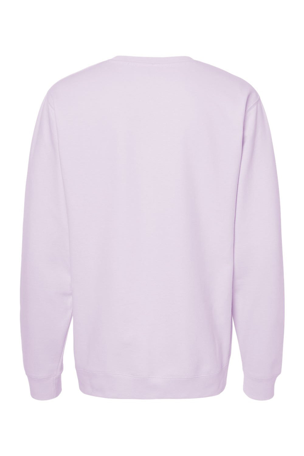 Independent Trading Company SS3000 Mens Crewneck Sweatshirt Lavender Purple Flat Back