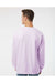 Independent Trading Co. SS3000 Mens Crewneck Sweatshirt Lavender Purple Model Back