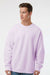 Independent Trading Company SS3000 Mens Crewneck Sweatshirt Lavender Purple Model Front