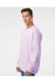 Independent Trading Co. SS3000 Mens Crewneck Sweatshirt Lavender Purple Model Side