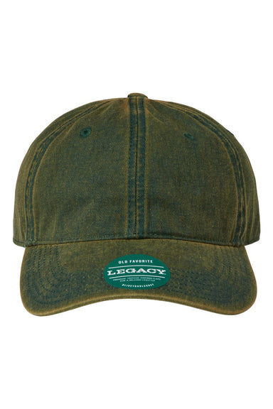 Legacy OFAST Mens Old Favorite Solid Twill Hat Green Flat Front