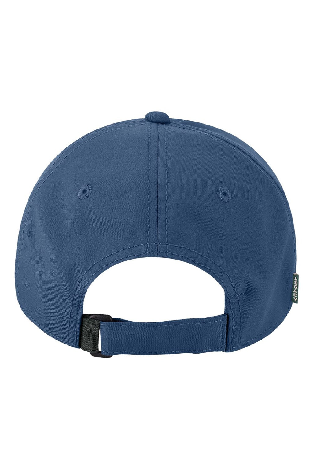 Legacy Hats CFA Mens Cool Fit Moisture Wicking Adjustable Hat Dark Blue Flat Back
