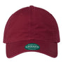 Legacy Hats Mens Relaxed Twill Adjustable Dad Hat - Burgundy