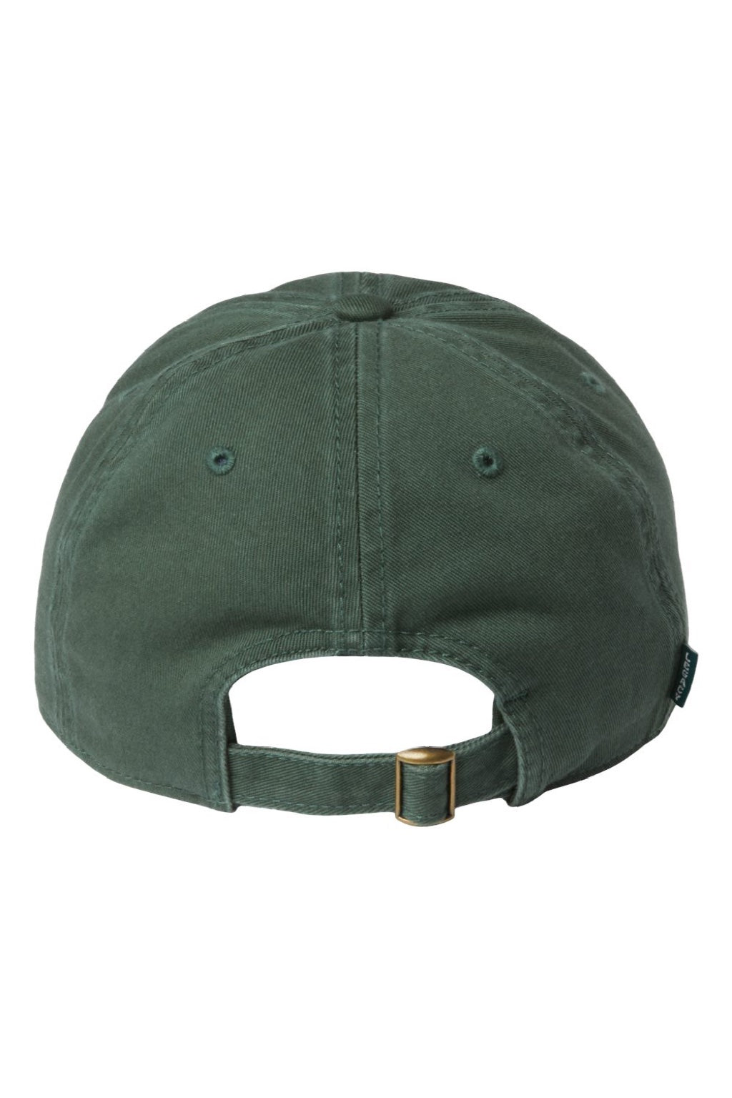Legacy Hats EZA Mens Relaxed Twill Adjustable Dad Hat Dark Green Flat Back