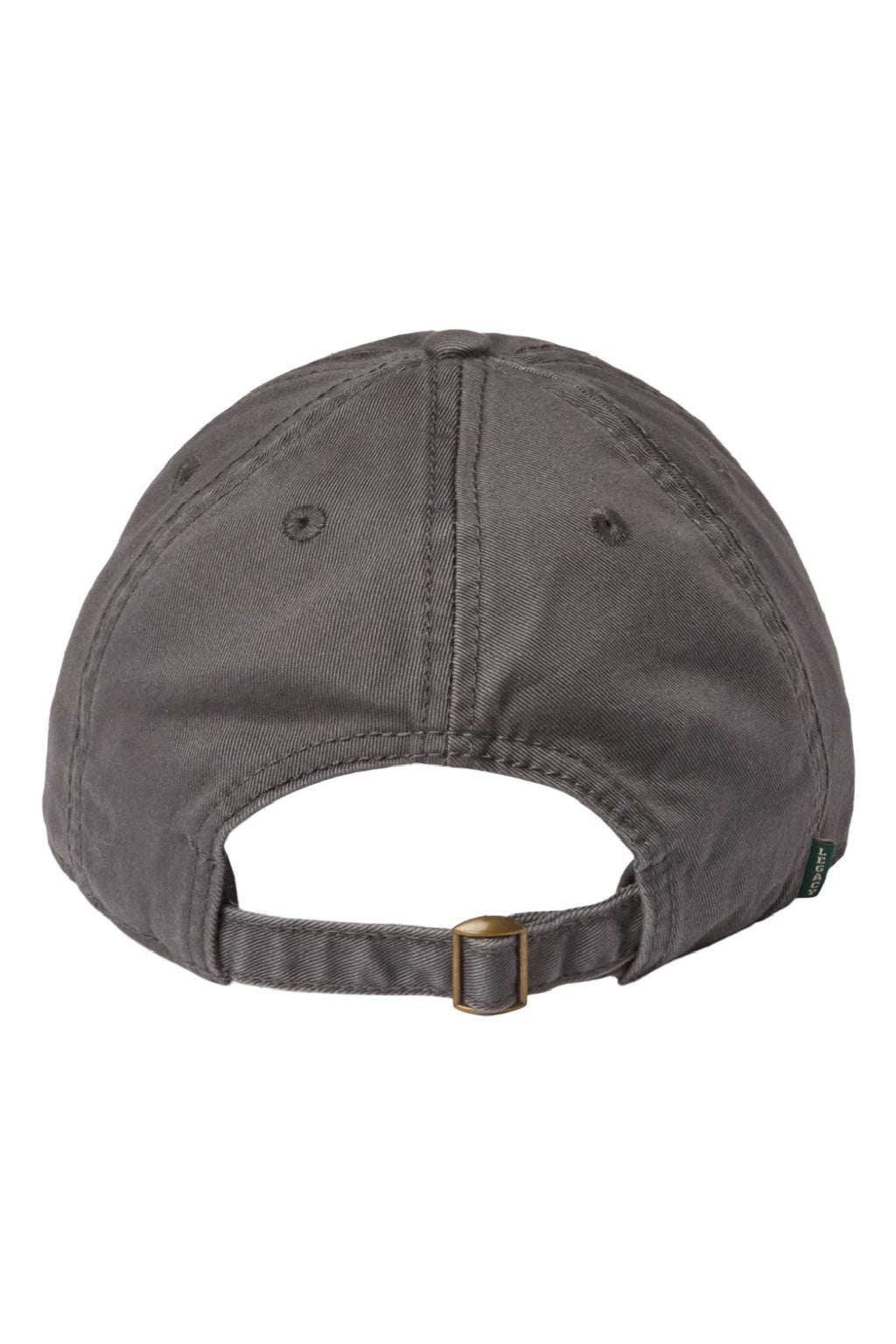 Legacy Hats EZA Mens Relaxed Twill Adjustable Dad Hat Dark Grey Flat Back