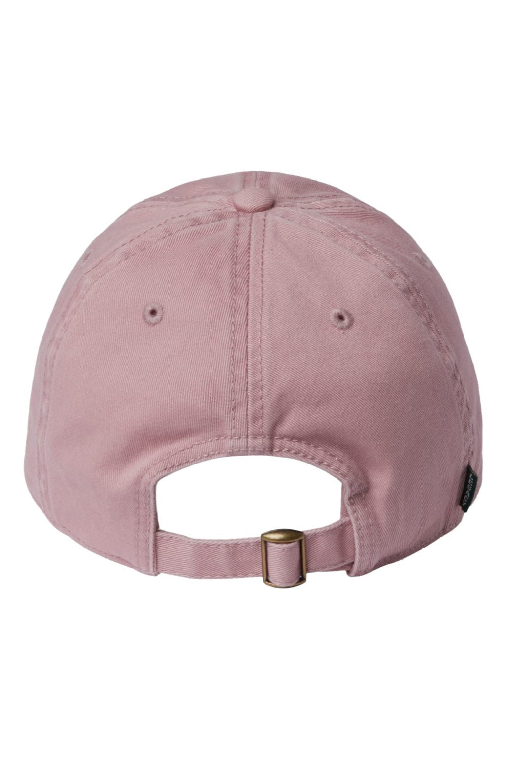 Legacy Hats EZA Mens Relaxed Twill Adjustable Dad Hat Dusty Rose Pink Flat Back