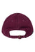 Legacy Hats EZA Mens Relaxed Twill Adjustable Dad Hat Maroon Flat Back