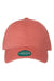 Legacy Hats EZA Mens Relaxed Twill Adjustable Dad Hat Nantucket Red Flat Front
