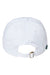 Legacy Hats EZA Mens Relaxed Twill Adjustable Dad Hat White Flat Back