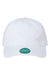 Legacy EZA Mens Relaxed Twill Dad Hat White Flat Front