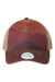 Legacy Hats OFAFP Mens Old Favorite Snapback Trucker Hat Mt Sunset/Maroon/Khaki Flat Front