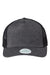 Legacy Hats ROADIE Mens 5 Panel Trucker Snapback Hat Black/Black Flat Front
