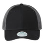 Legacy Hats Mens Lo Pro Snapback Trucker Hat - Black/Dark Grey