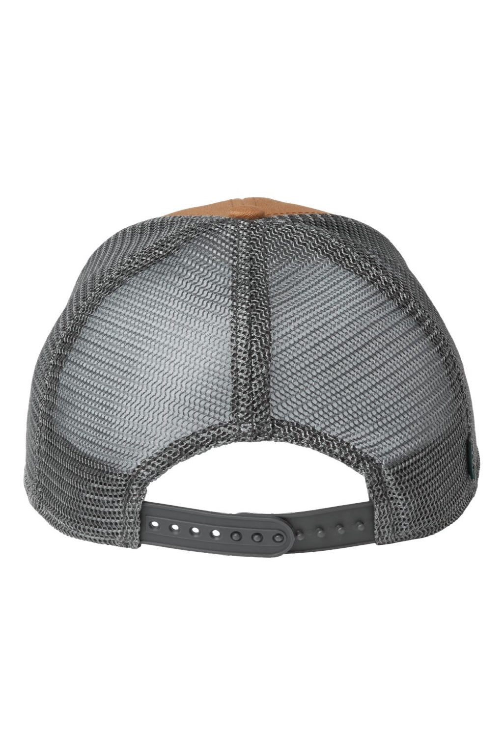 Legacy Hats LPS Mens Lo Pro Snapback Trucker Hat Caramel Brown/Dark Grey Flat Back