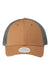 Legacy Hats LPS Mens Lo Pro Snapback Trucker Hat Caramel Brown/Dark Grey Flat Front