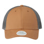 Legacy Hats Mens Lo Pro Snapback Trucker Hat - Caramel Brown/Dark Grey