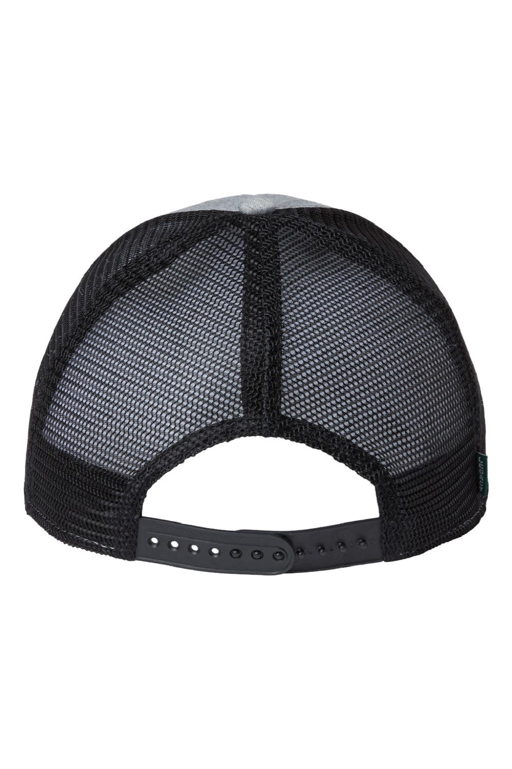Legacy Hats LPS Mens Lo Pro Snapback Trucker Hat Heather Grey/Black Flat Back