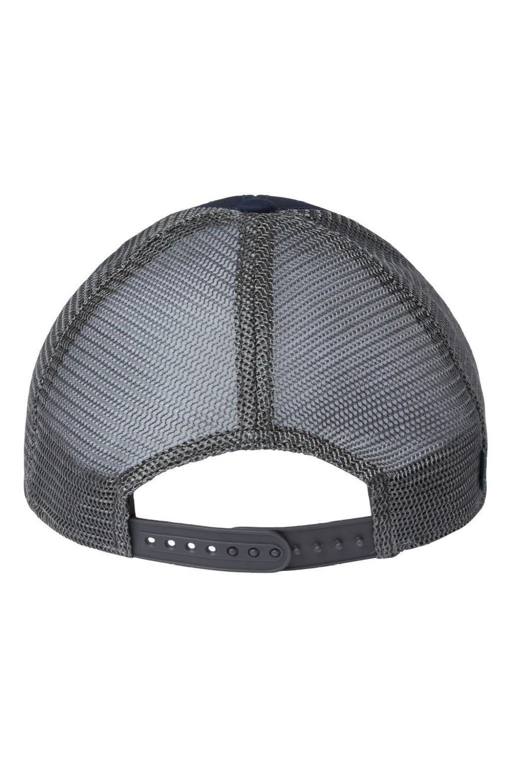 Legacy Hats LPS Mens Lo Pro Snapback Trucker Hat Navy Blue/Dark Grey Flat Back