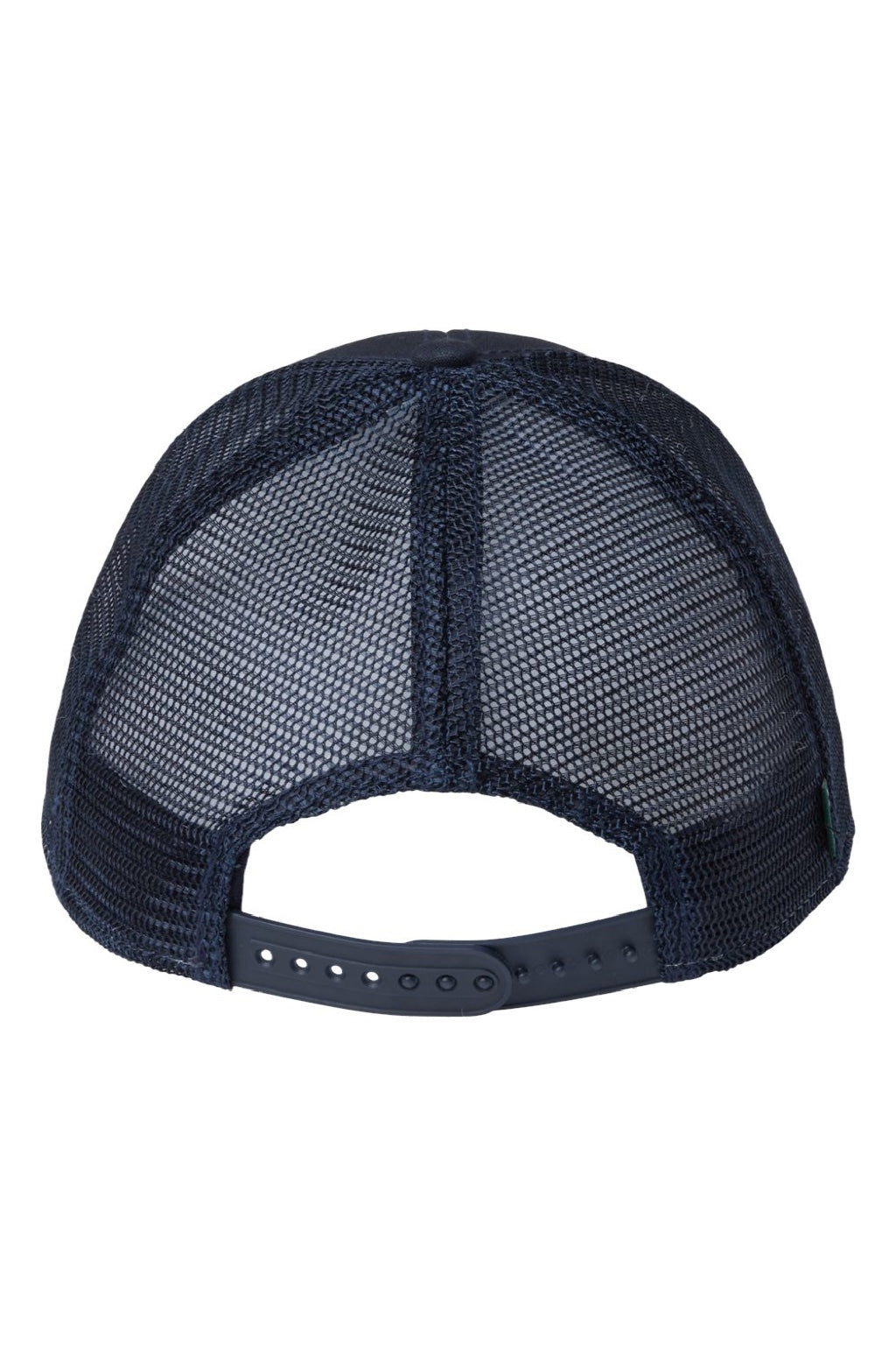 Legacy Hats LPS Mens Lo Pro Snapback Trucker Hat Navy Blue Flat Back