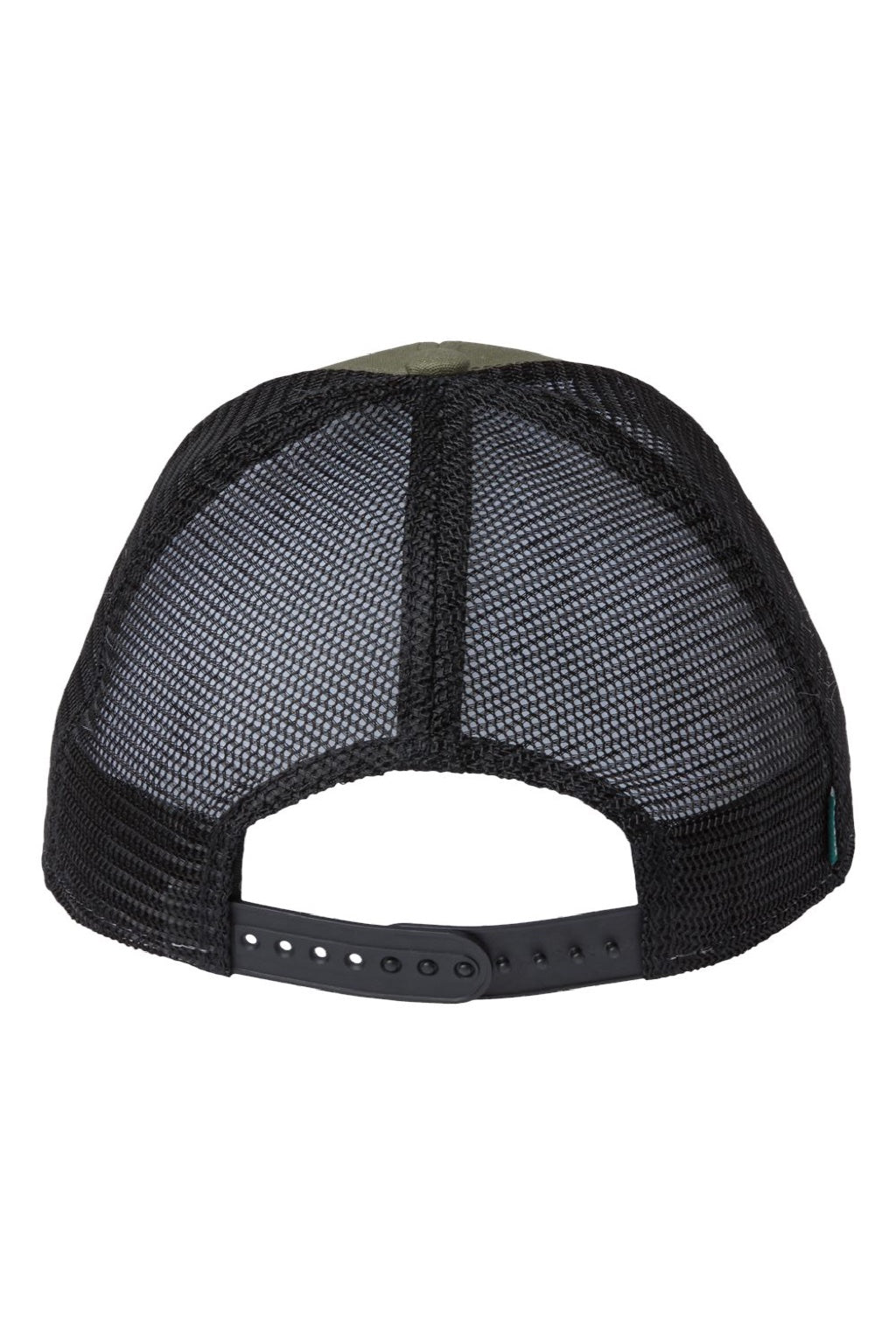 Legacy Hats LPS Mens Lo Pro Snapback Trucker Hat Olive Green/Black Flat Back