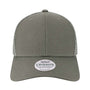 Legacy Hats Mens Mid Pro Snapback Trucker Hat - Dark Grey