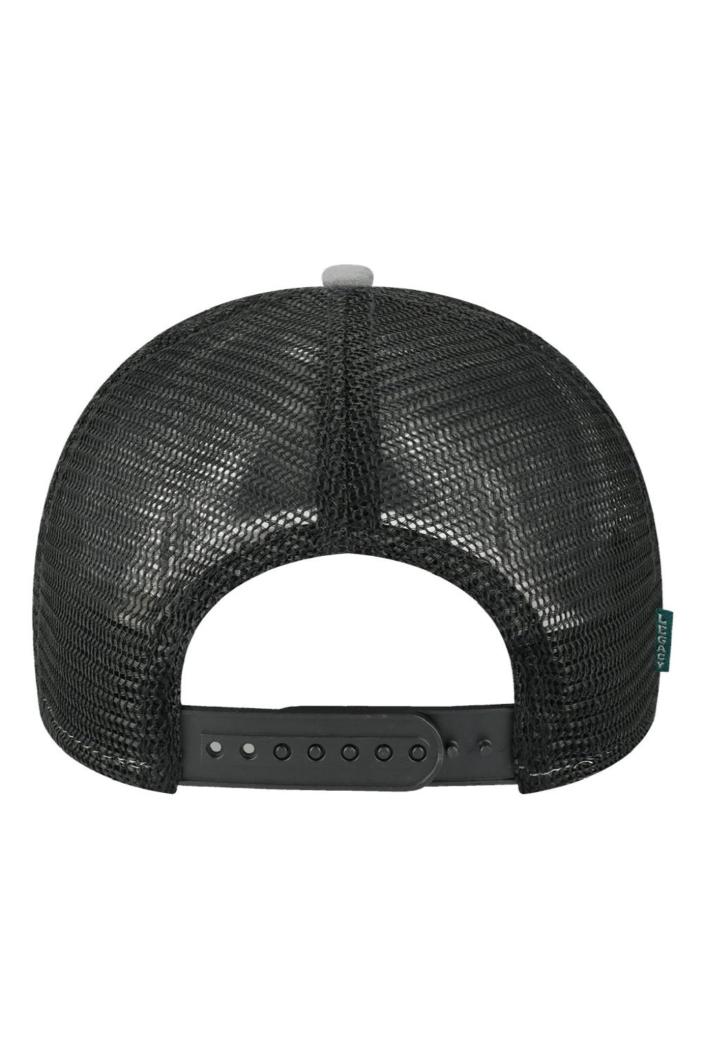 Legacy Hats MPS Mens Mid Pro Snapback Trucker Hat Grey/Caramel/Black Flat Back